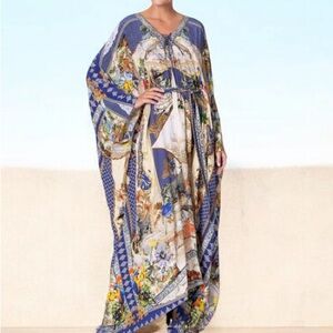 CAMILLA Split Hem Lace Up Kaftan
Muse Novels O/S